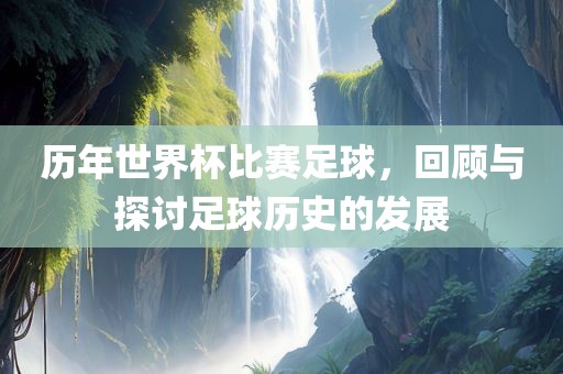 历年世界杯比赛足球，回顾与探讨足球历史的发展