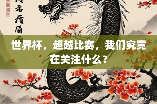 世界杯，超越比赛，我们究竟在关注什么？