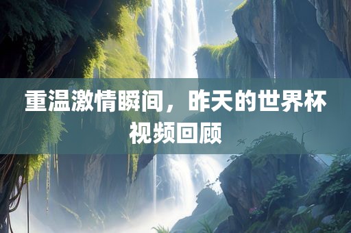 重温激情瞬间，昨天的世界杯视频回顾