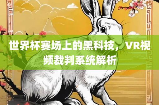 世界杯赛场上的黑科技，VR视频裁判系统解析