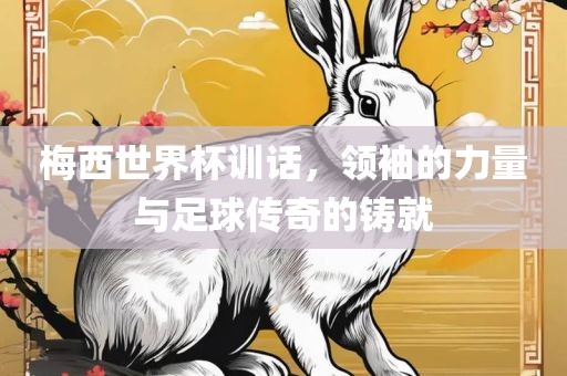 梅西世界杯训话，领袖的力量与足球传奇的铸就