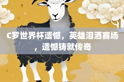 C罗世界杯遗憾，英雄泪洒赛场，遗憾铸就传奇