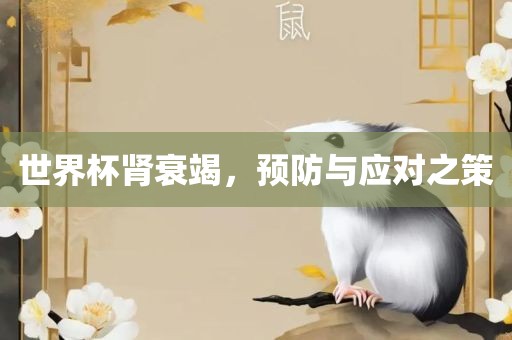 世界杯肾衰竭，预防与应对之策