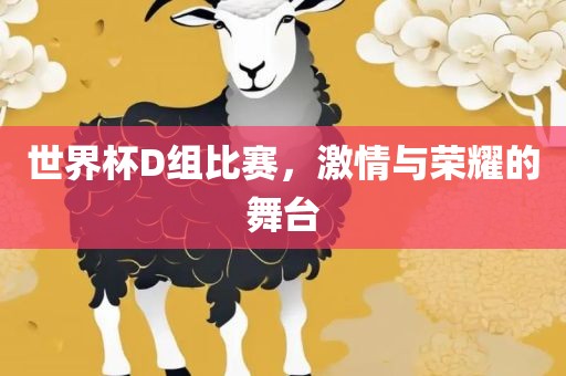 世界杯D组比赛，激情与荣耀的舞台