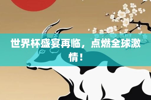 世界杯盛宴再临，点燃全球激情！