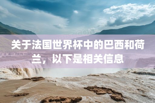 关于法国世界杯中的巴西和荷兰，以下是相关信息