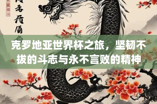 克罗地亚世界杯之旅，坚韧不拔的斗志与永不言败的精神