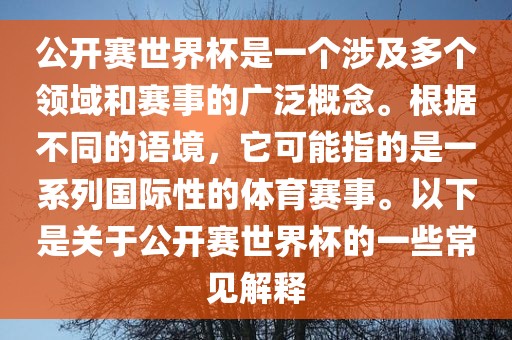国际体育赛事