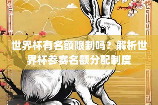 世界杯有名额限制吗？解析世界杯参赛名额分配制度眉山市正发家政服务有限公司