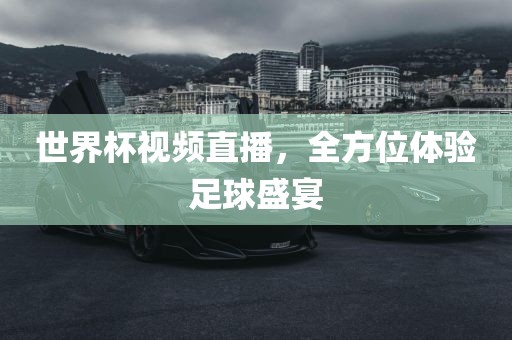 世界杯视频直播，全方位体验足球盛宴