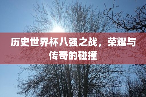 历史世界杯八强之战，荣耀与传奇的碰撞