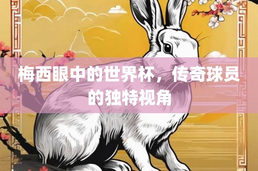 梅西眼中的世界杯，传奇球员的独特视角
