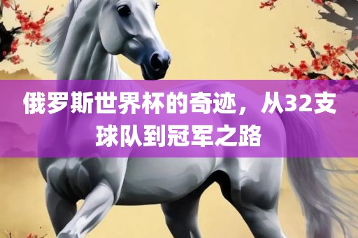 俄罗斯世界杯的奇迹，从32支球队到冠军之路