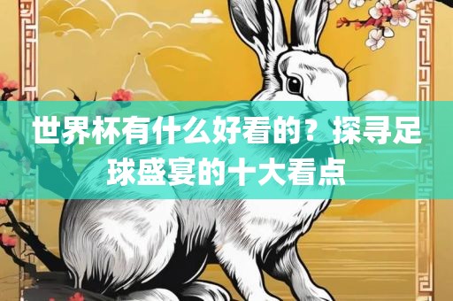 世界杯有什么好看的？探寻足球盛宴的十大看点