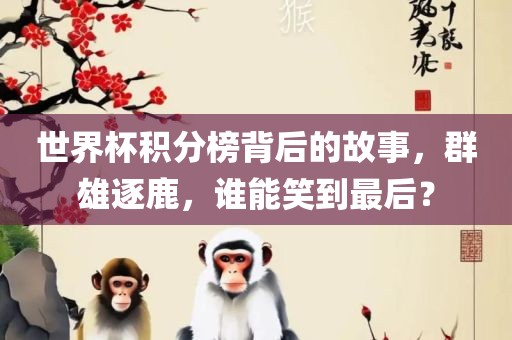 世界杯积分榜背后的故事，群雄逐鹿，谁能笑到最后？