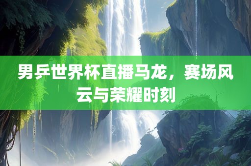 男乒世界杯直播马龙，赛场风云与荣耀时刻