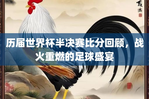历届世界杯半决赛比分回顾，战火重燃的足球盛宴