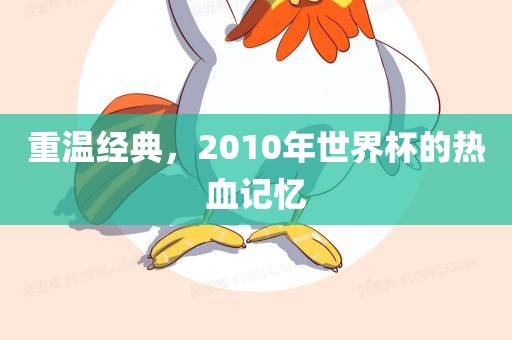 重温经典，2010年世界杯的热血记忆眉山市正发家政服务有限公司