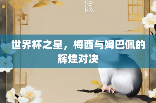 世界杯之星，梅西与姆巴佩的辉煌对决
