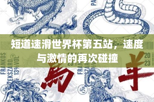 短道速滑世界杯第五站，速度与激情的再次碰撞