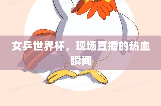 女乒世界杯，现场直播的热血瞬间