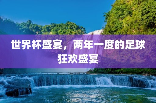 世界杯盛宴，两年一度的足球狂欢盛宴
