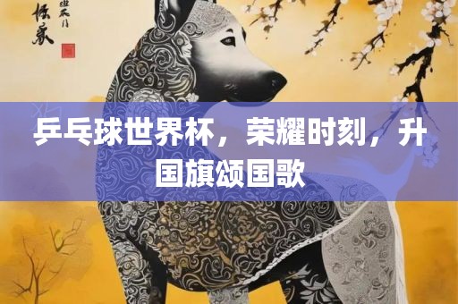 乒乓球世界杯，荣耀时刻，升国旗颂国歌