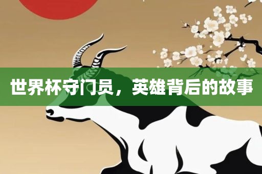 世界杯守门员，英雄背后的故事