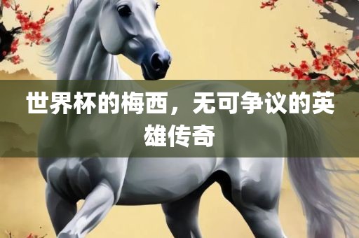世界杯的梅西，无可争议的英雄传奇