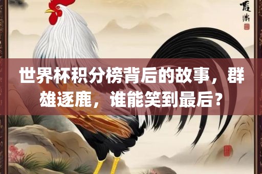 世界杯积分榜背后的故事，群雄逐鹿，谁能笑到最后？