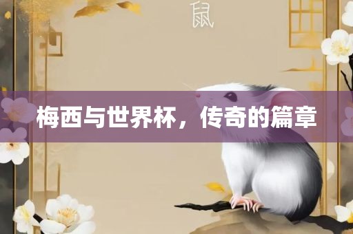 梅西与世界杯，传奇的篇章