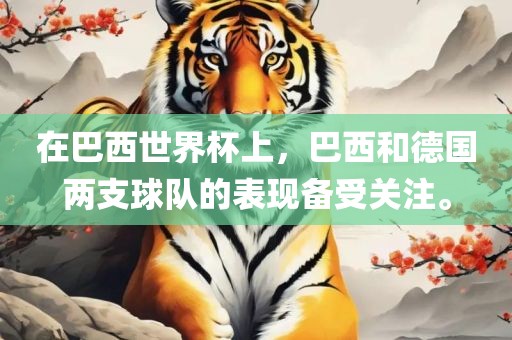 在巴西世界杯上，巴西和德国两支球队的表现备受关注。