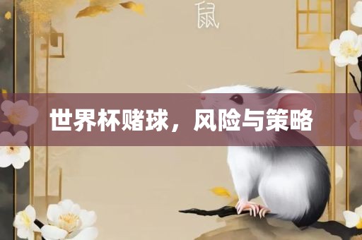 世界杯赌球，风险与策略