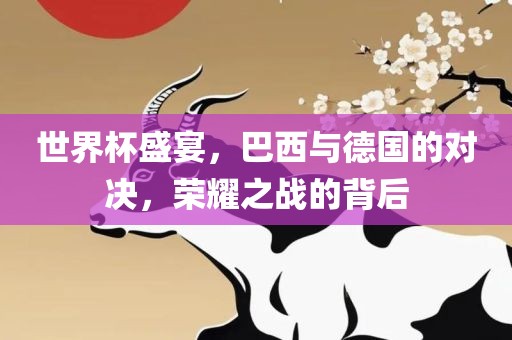 世界杯盛宴，巴西与德国的对决，荣耀之战的背后