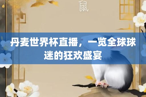 丹麦世界杯直播，一览全球球迷的狂欢盛宴
