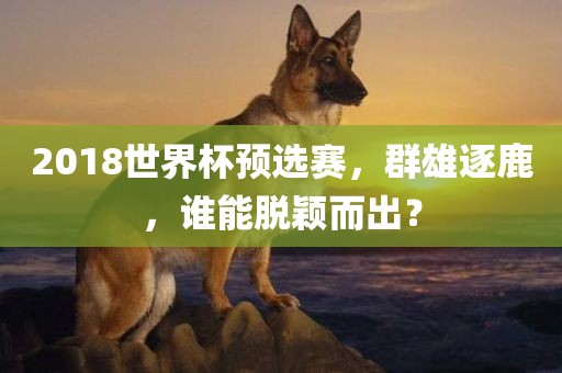 2018世界杯预选赛，群雄逐鹿，谁能脱颖而出？