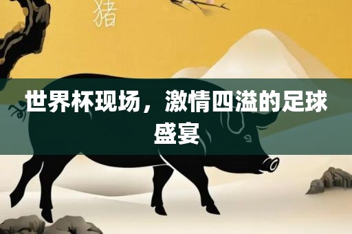 世界杯现场，激情四溢的足球盛宴