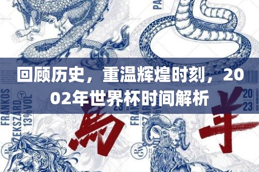 回顾历史，重温辉煌时刻，2002年世界杯时间解析