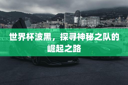 世界杯波黑，探寻神秘之队的崛起之路