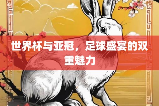 世界杯与亚冠，足球盛宴的双重魅力
