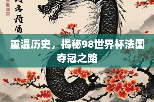 重温历史，揭秘98世界杯法国夺冠之路