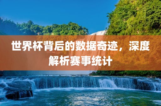 世界杯背后的数据奇迹，深度解析赛事统计