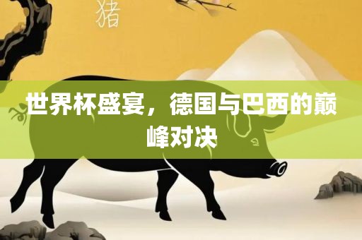 世界杯盛宴，德国与巴西的巅峰对决
