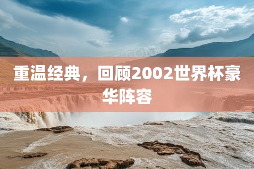 重温经典，回顾2002世界杯豪华阵容