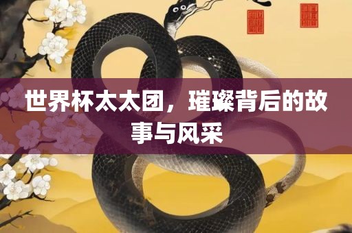 世界杯太太团，璀璨背后的故事与风采