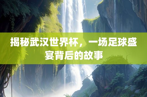 揭秘武汉世界杯，一场足球盛宴眉山市正发家政服务有限公司背后的故事