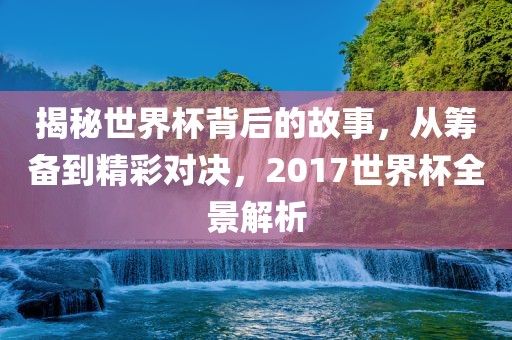 揭秘世界杯背后的故事，从筹备到精彩对决，2017世界杯全景解析