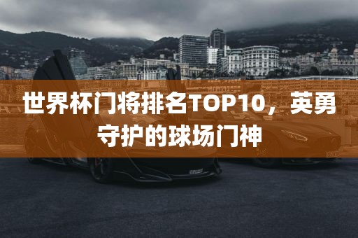 世界杯门将排名TOP10，英勇守护的球场门神