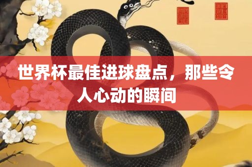 世界杯最佳进球盘点，那些令人心动的瞬间