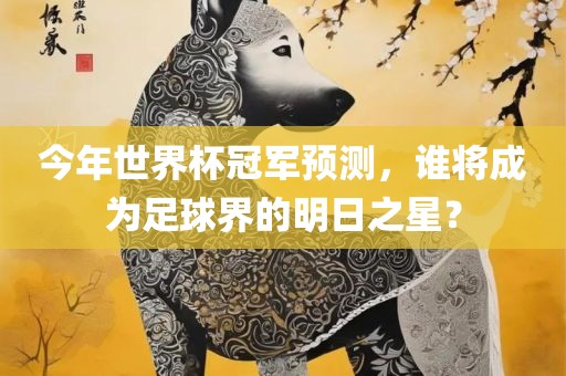 今年世界杯冠军预测，谁将成为足球界的明日之星？